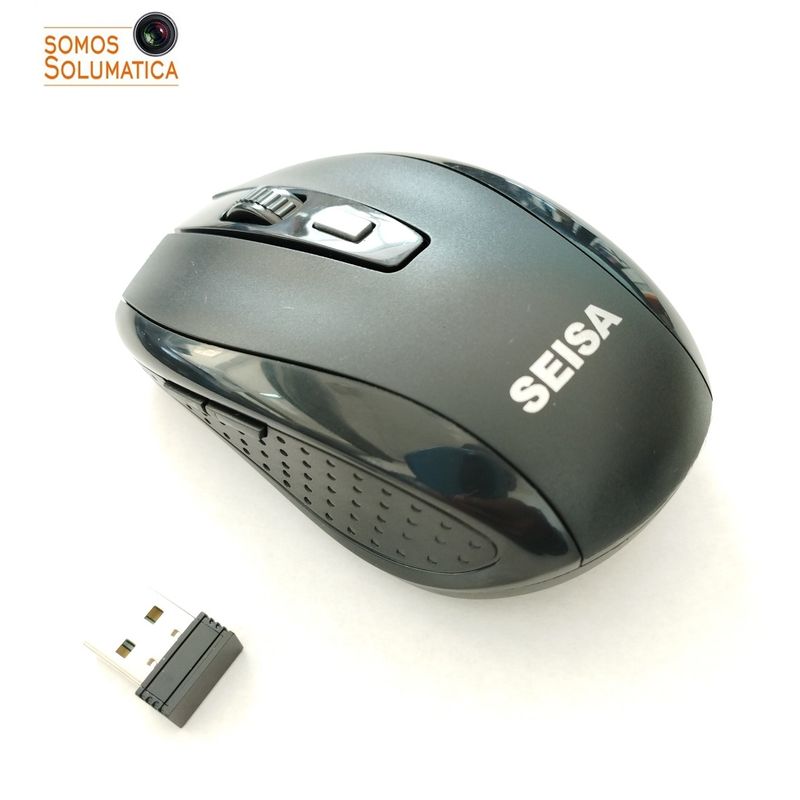 SEISA - Mouse Inalambrico 2.4Ghz - Seisa - Hasta 1600dpi 5 Botones