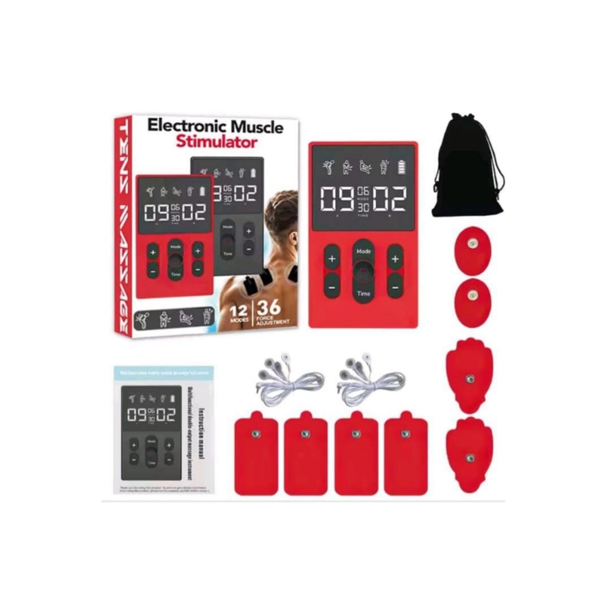 GENERICO - Electroestimulador de Terapia Recargable de  12 Modos  De Trabajo