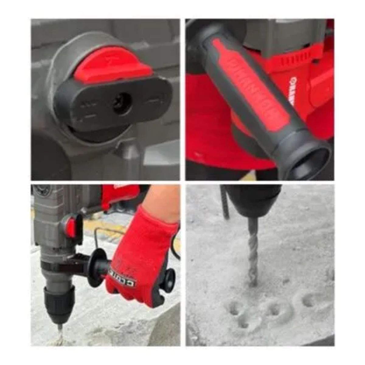 RANKOR - Martillo Perforador SDS-PLUS 1,050W  RANKOR 4.5 Joules  RH105001