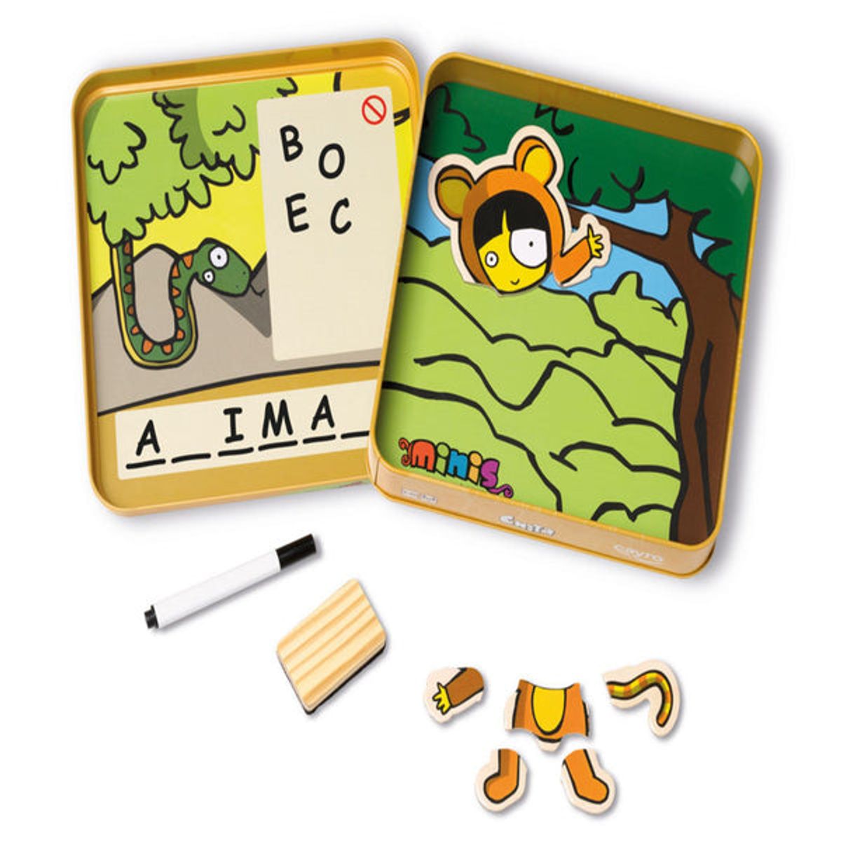 CAYRO - Juego Chita ahorcado magnético caja de metal