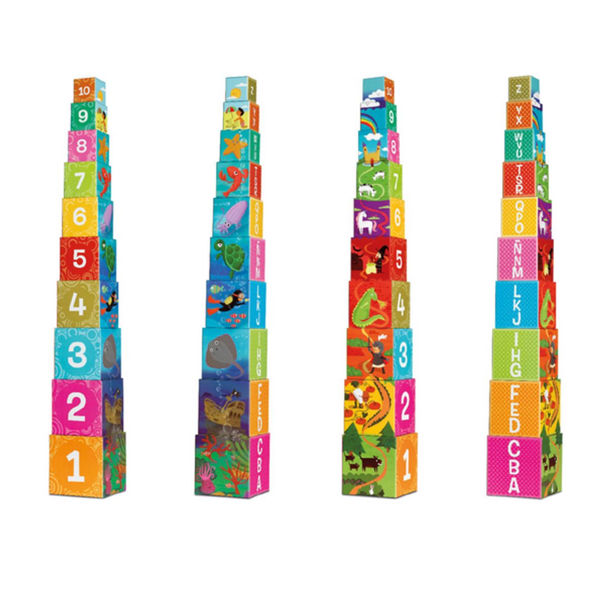 CAYRO - Cubos apilables de cartón