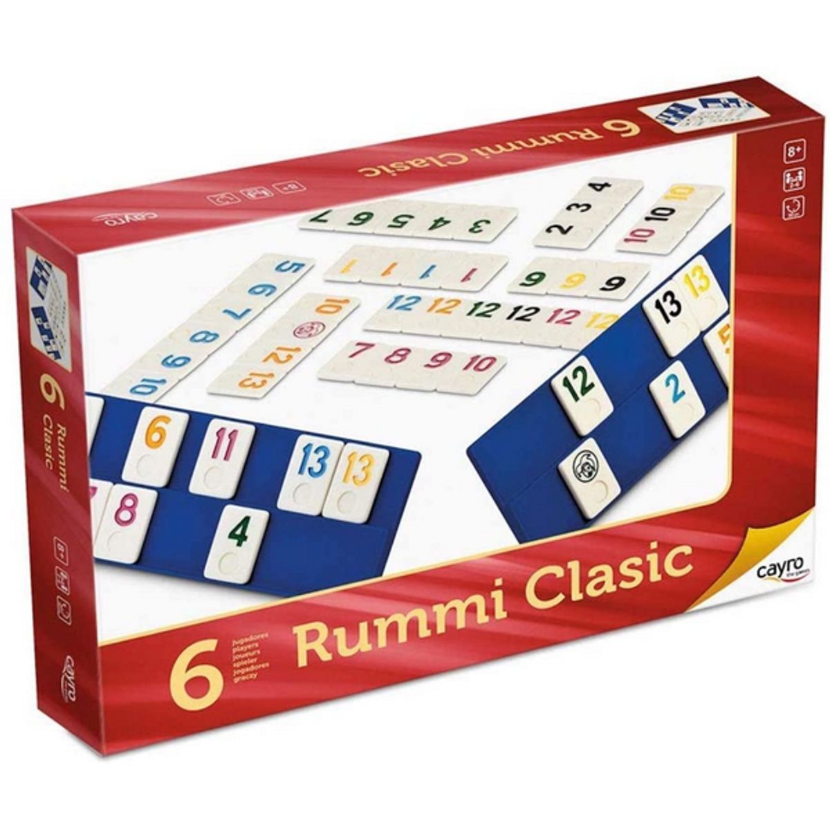 CAYRO - Cayro Rummi Classic 6 Juegos