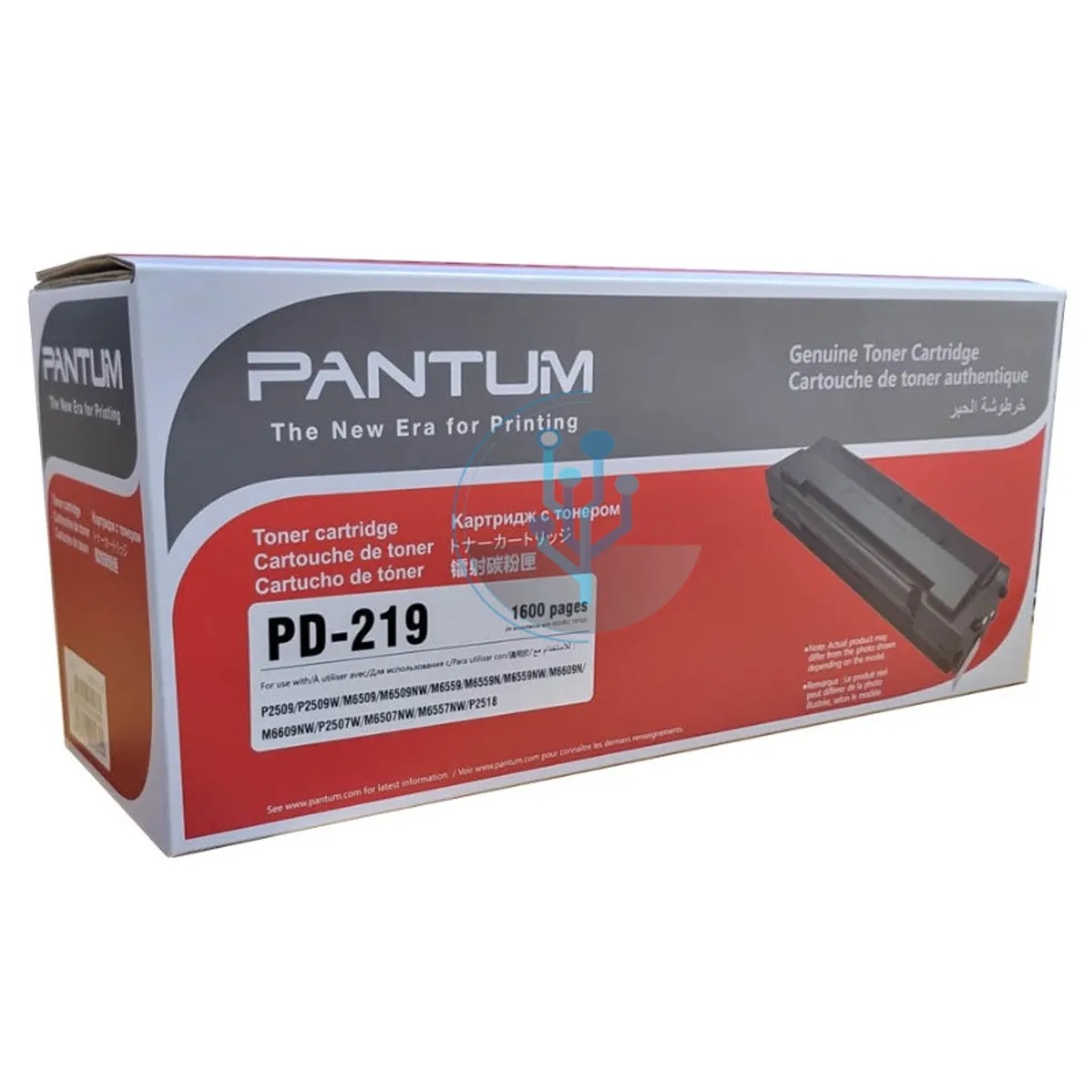 PANTUM - Tóner Original Pantum PD-219 Negro – 1,600 Páginas