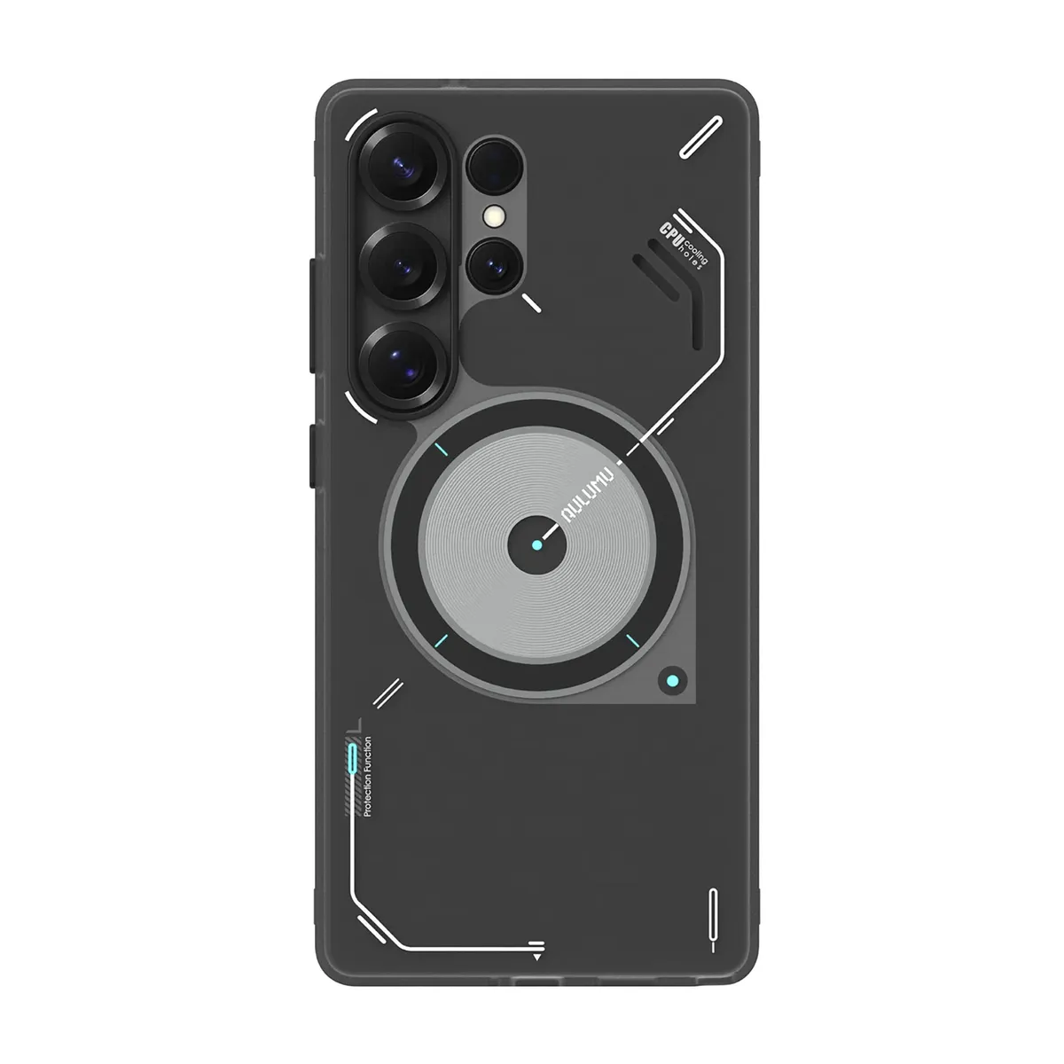 AULUMU - Case Aulumu Galaxy S25 Ultra Magsafe Refrigeración Pasiva Negro