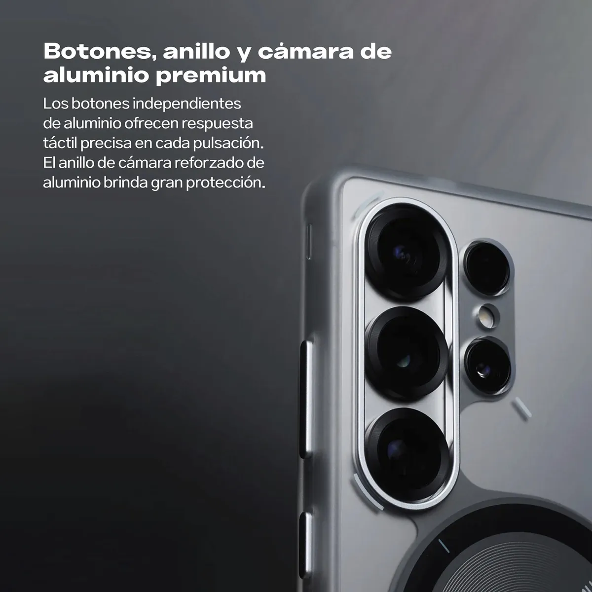 AULUMU - Case Aulumu Galaxy S25 Ultra Magsafe Refrigeración Pasiva Negro