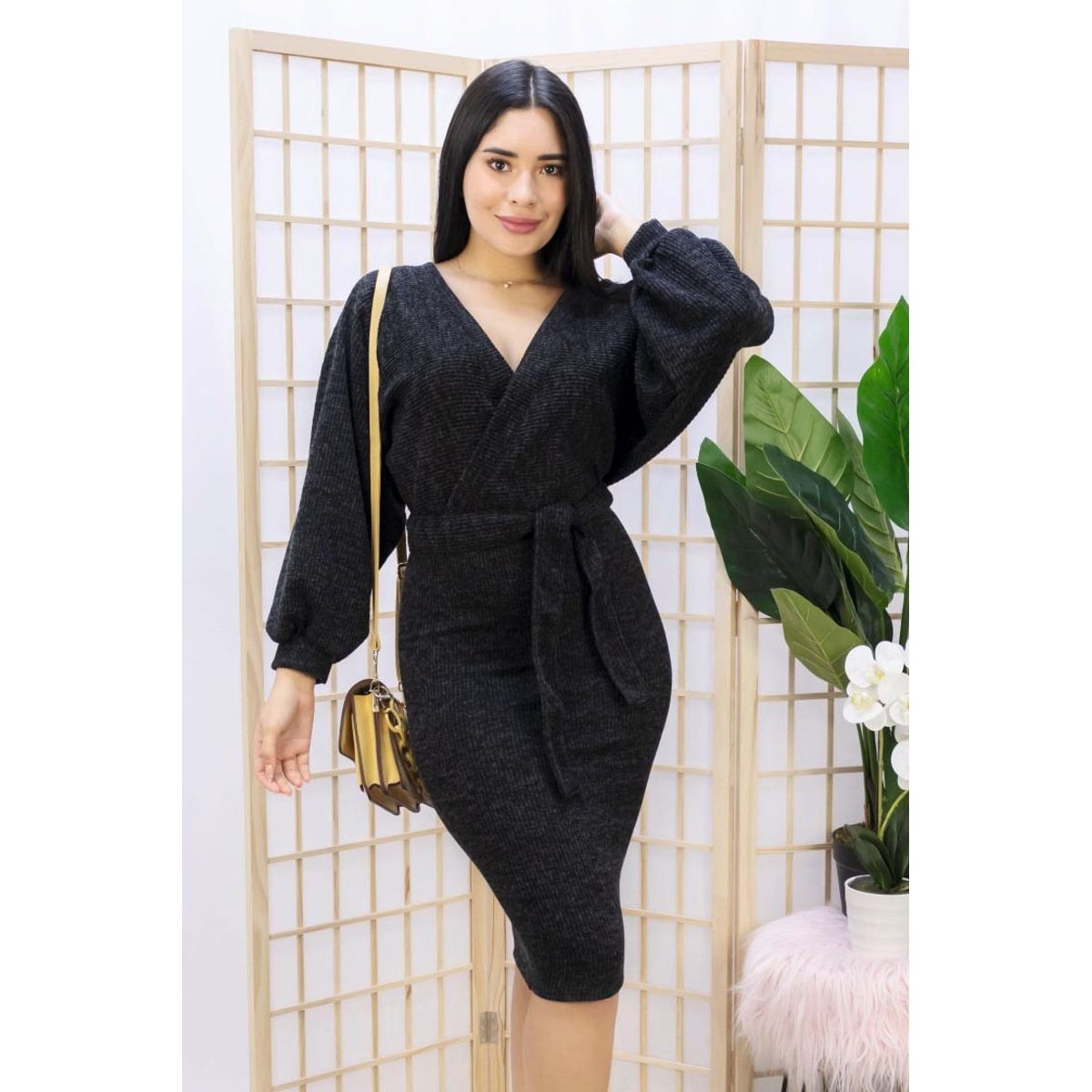 ARMA TU LOOK - VESTIDO NICOLLE MANGA MURCIELAGO CON CINTURON ARMA TU LOOK