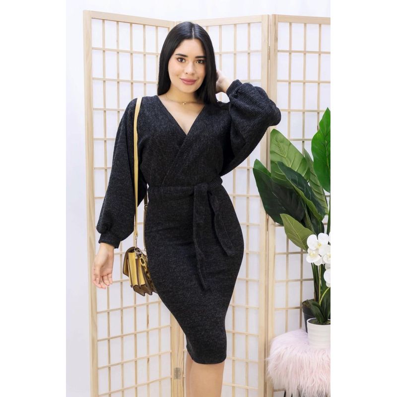 ARMA TU LOOK - VESTIDO NICOLLE MANGA MURCIELAGO CON CINTURON ARMA TU LOOK