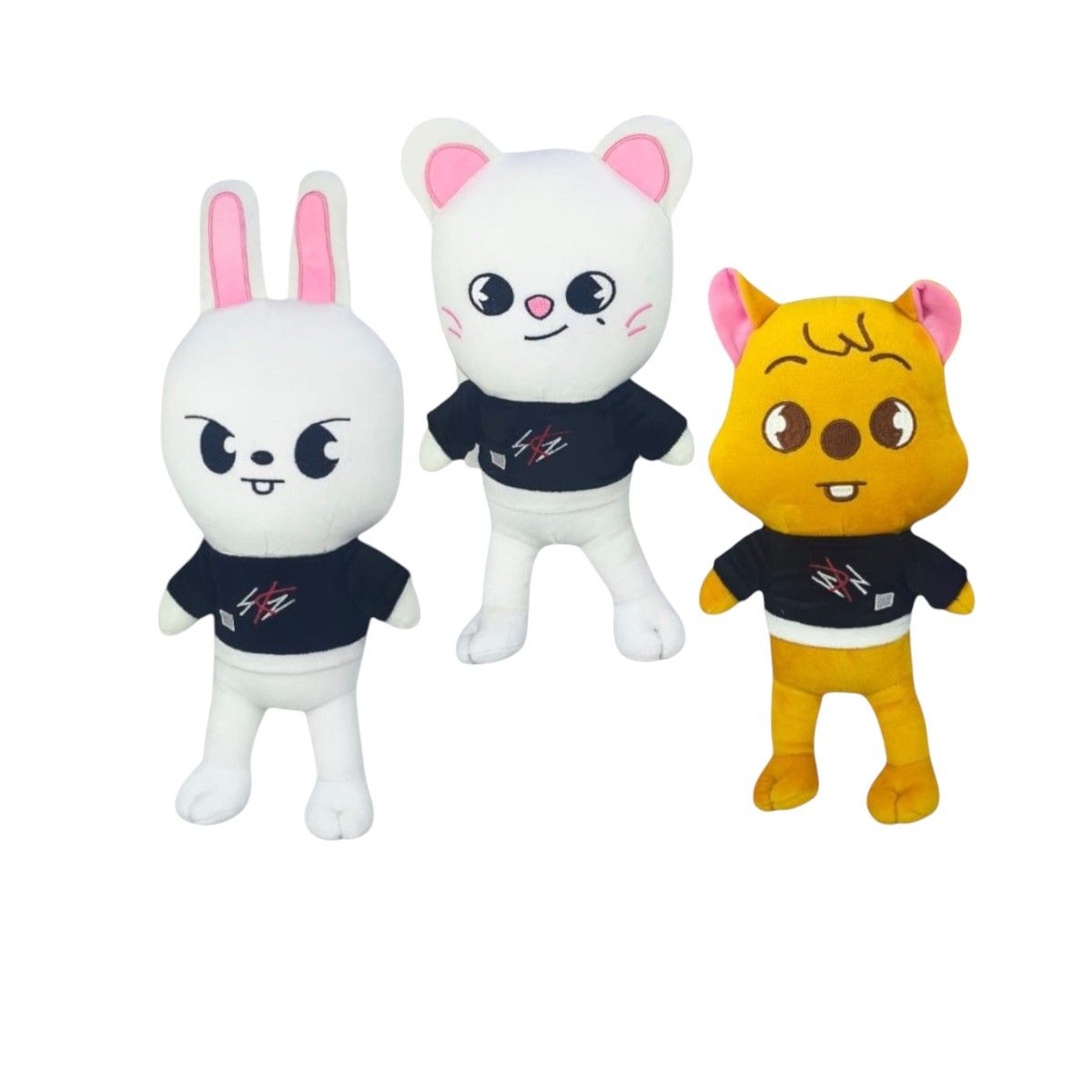 GENERICO - Pack 3 peluches Stray Kids Leebit Jiniret Han Quokka