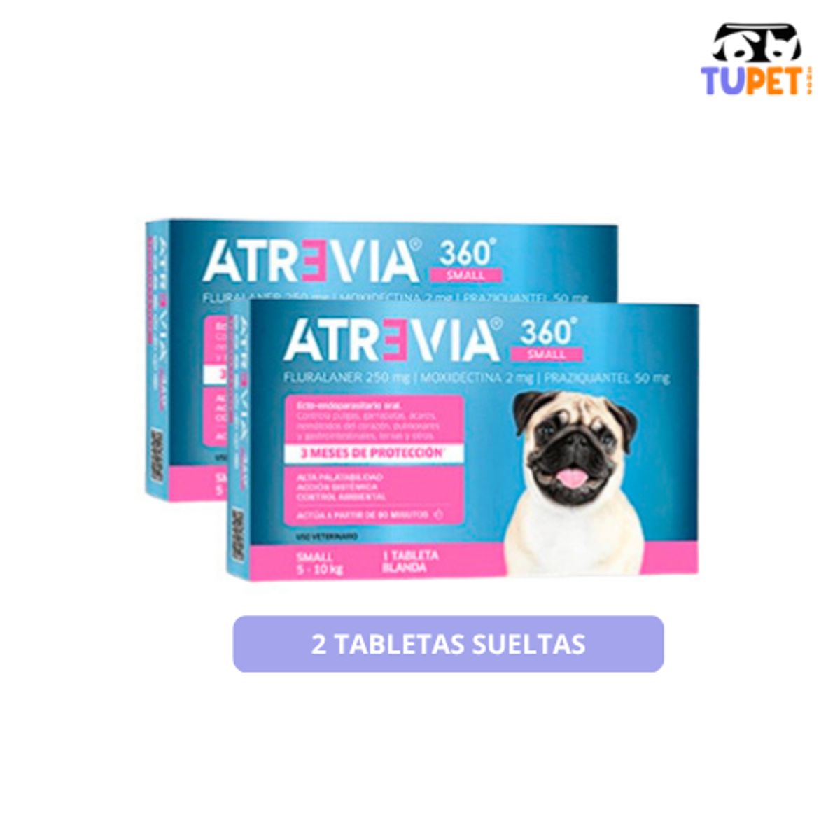 TUPET SHOP - Atrevia 360 Small 5 a 10 Kg Pack x2