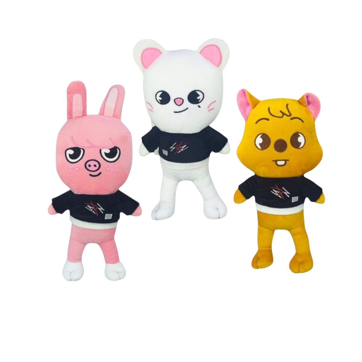GENERICO - Pack 3 peluches Stray Kids Dwaekki Jiniret Han Quokka