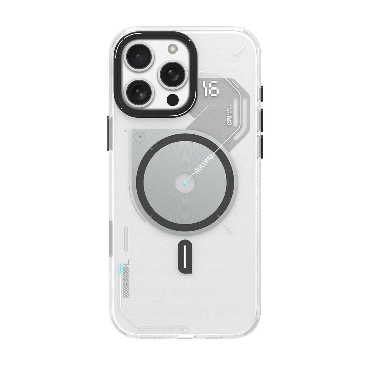 AULUMU - Case Aulumu iPhone 16 Pro Max Magnético Protección 2 Capas IMD Blanco