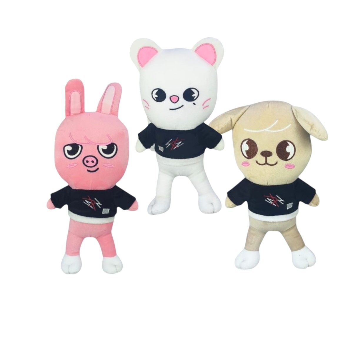 GENERICO - Pack 3 peluches Stray Kids Dwaekki Jiniret PuppyM