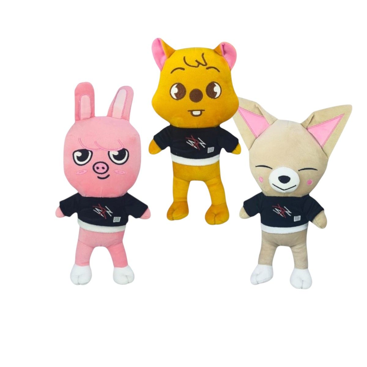 GENERICO - Pack 3 peluches Stray Kids Dwaekki Han Quokka FoxI.Ny