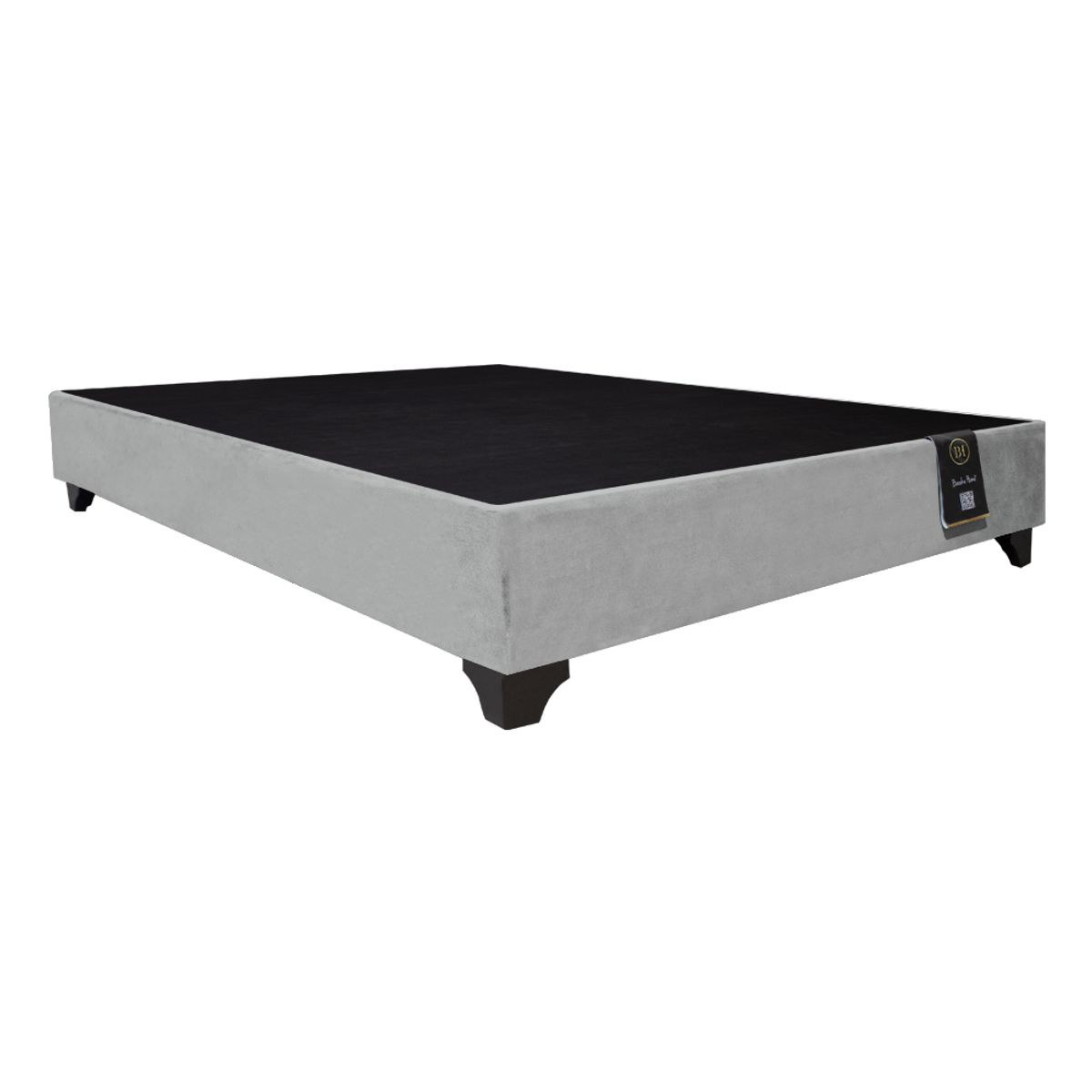 BARAKA HOME - Base De Cama Luton 1 plz - Gris Claro