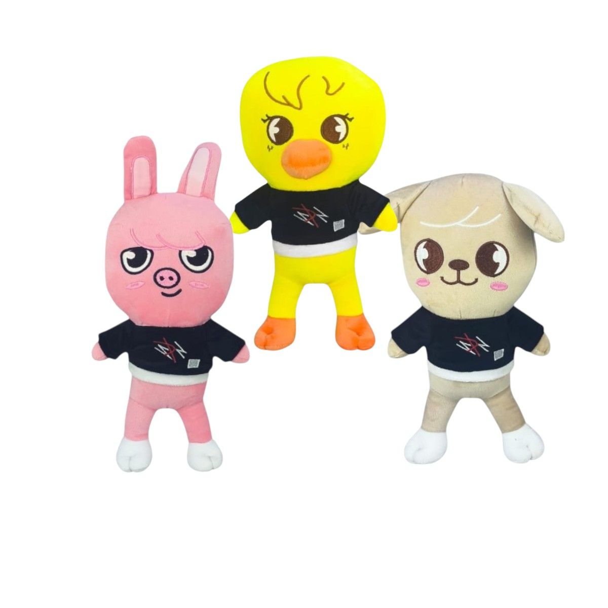 GENERICO - Pack 3 peluches Stray Kids Dwaekki BBokAri PuppyM