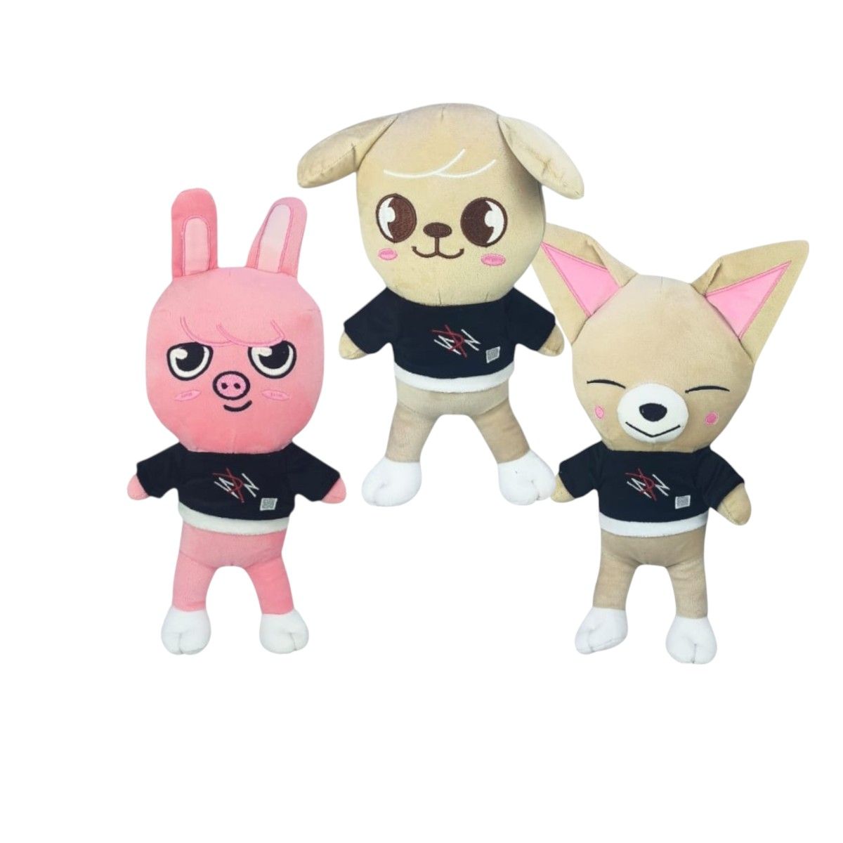 GENERICO - Pack 3 peluches Stray Kids Dwaekki PuppyM Foxl.Ny