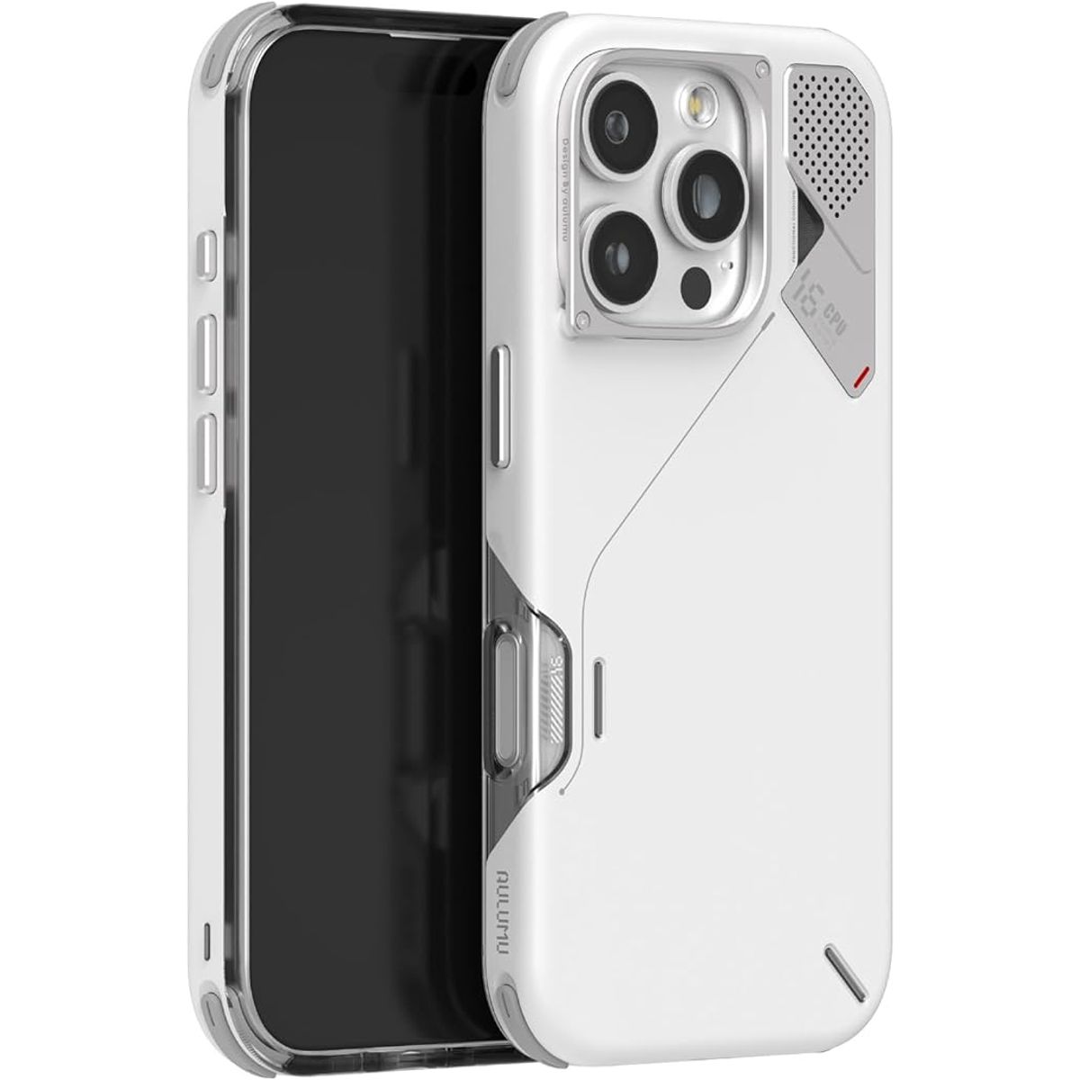 AULUMU - Case Aulumu iPhone 16 Pro Antishock Enfriamiento Real Magsafe Blanco