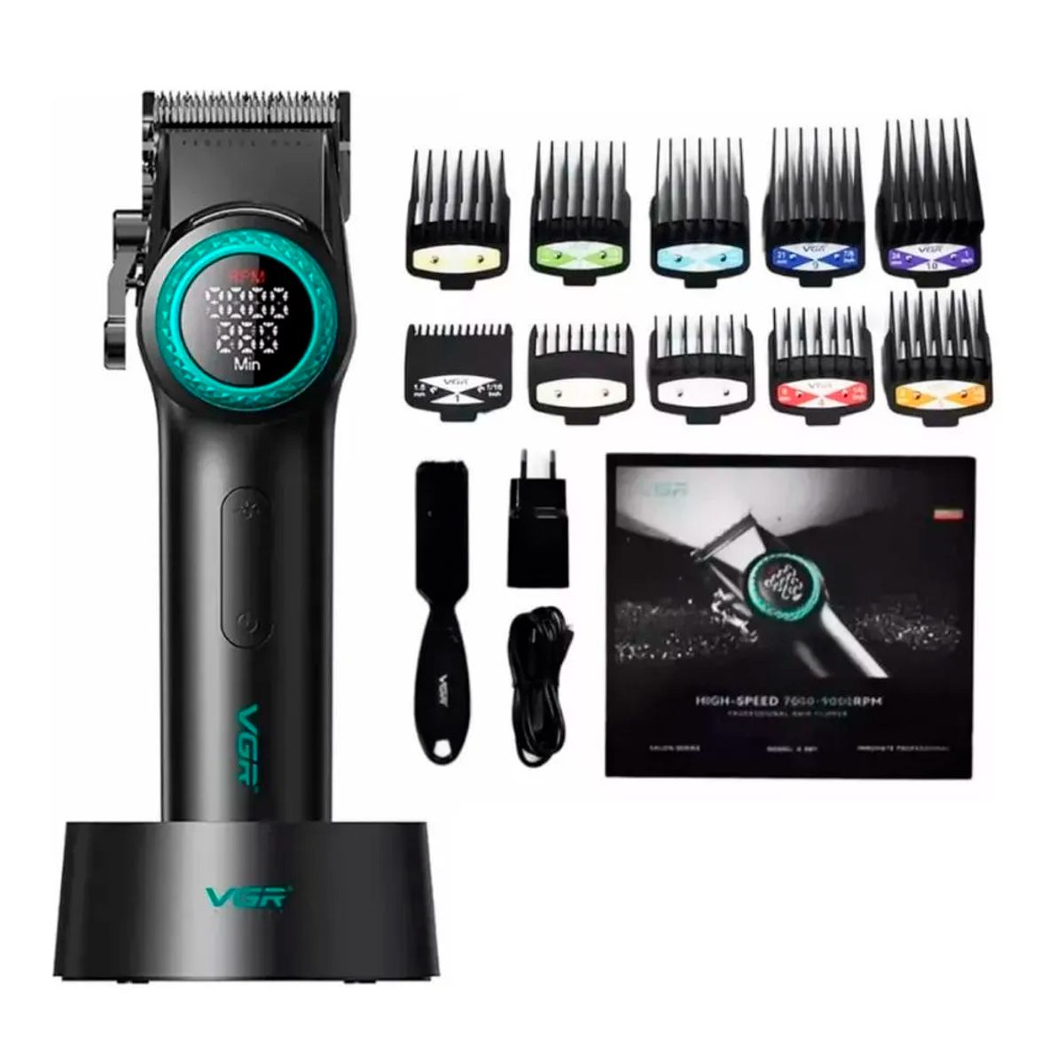 VOYAGER - Cortadora VGR V-001N Con Base Negro