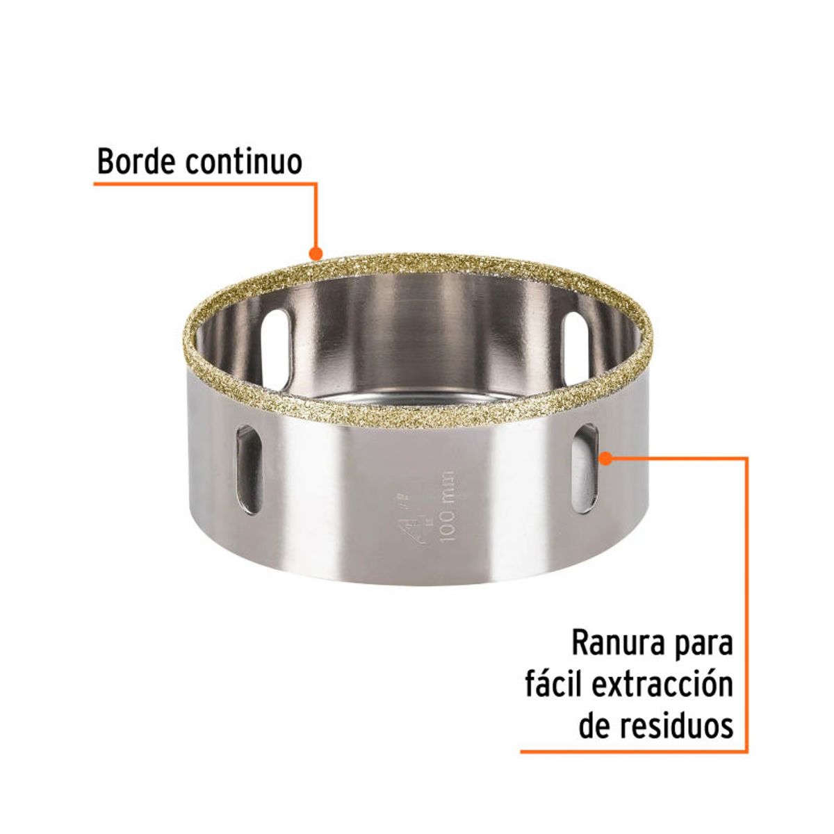 TRUPER - Broca sierra diamante 4 borde continuo Truper17139