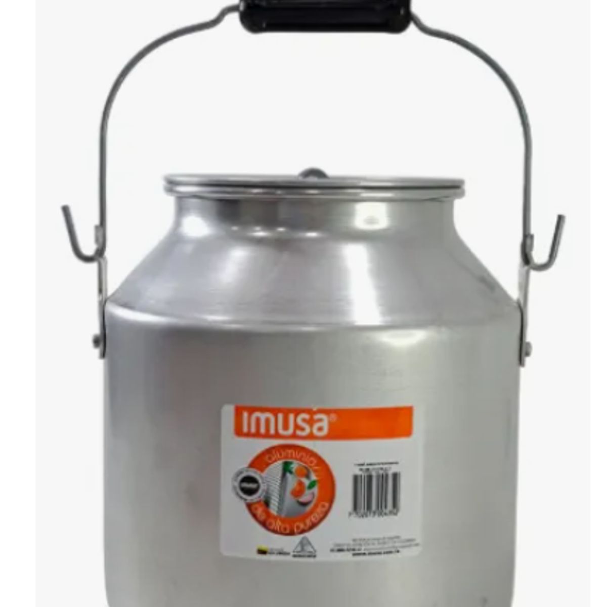 GENERICO - Lechera/porongo De Aluminio 3 L Plateado