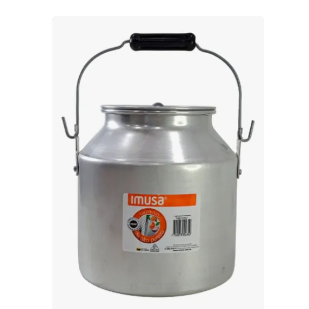 GENERICO - Lechera/porongo De Aluminio 3 L Plateado