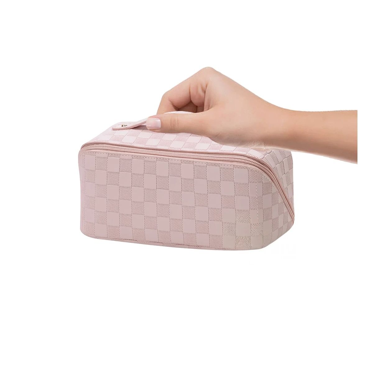 RYBIU IMPORT - Pack2 Cosmetiquero para Viajar Rosado Y+Regalo Stickers