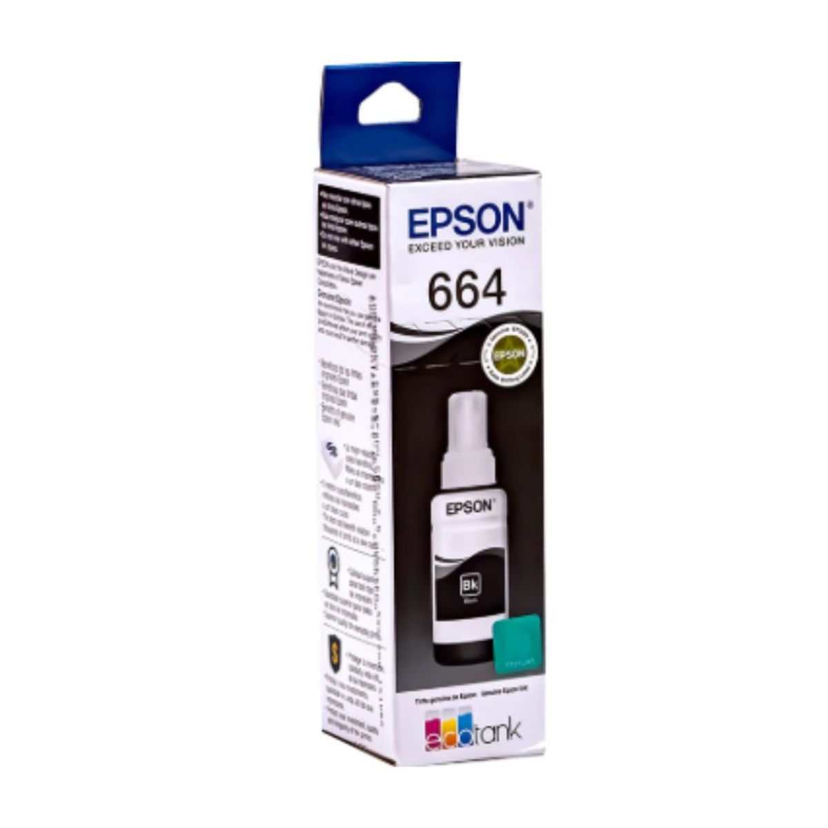 EPSON - Kit Pack Botella Tinta Epson  T664 Negro Cian Magenta Amarillo
