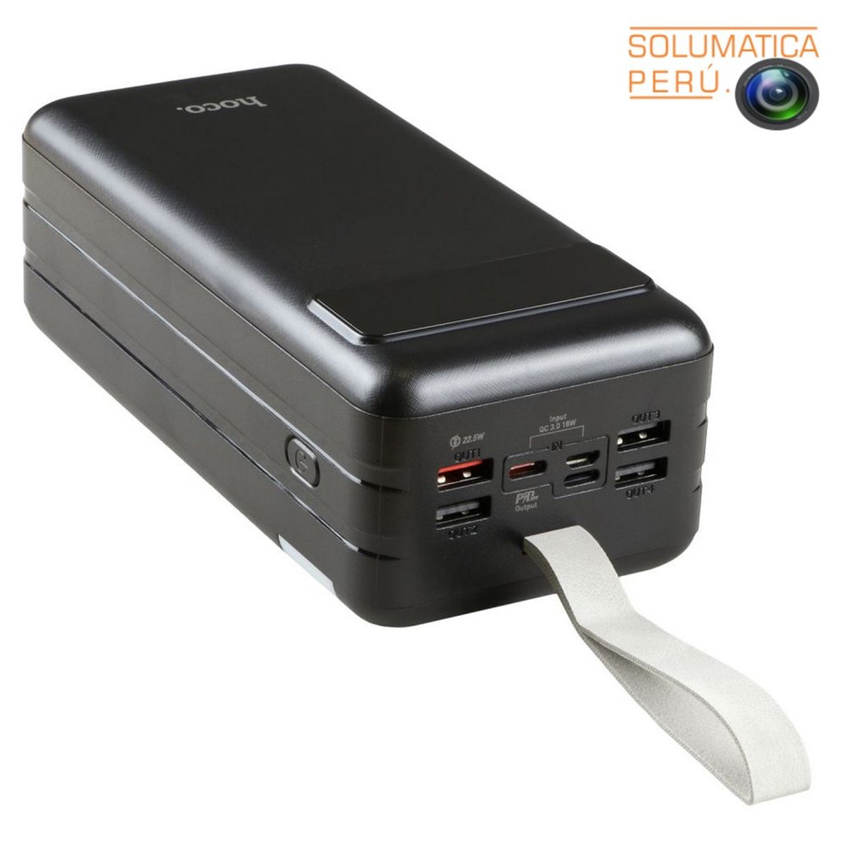 HOCO - Cargador Bateria Portatil 60000mA - 22W Con Linterna Power Bank Hoco