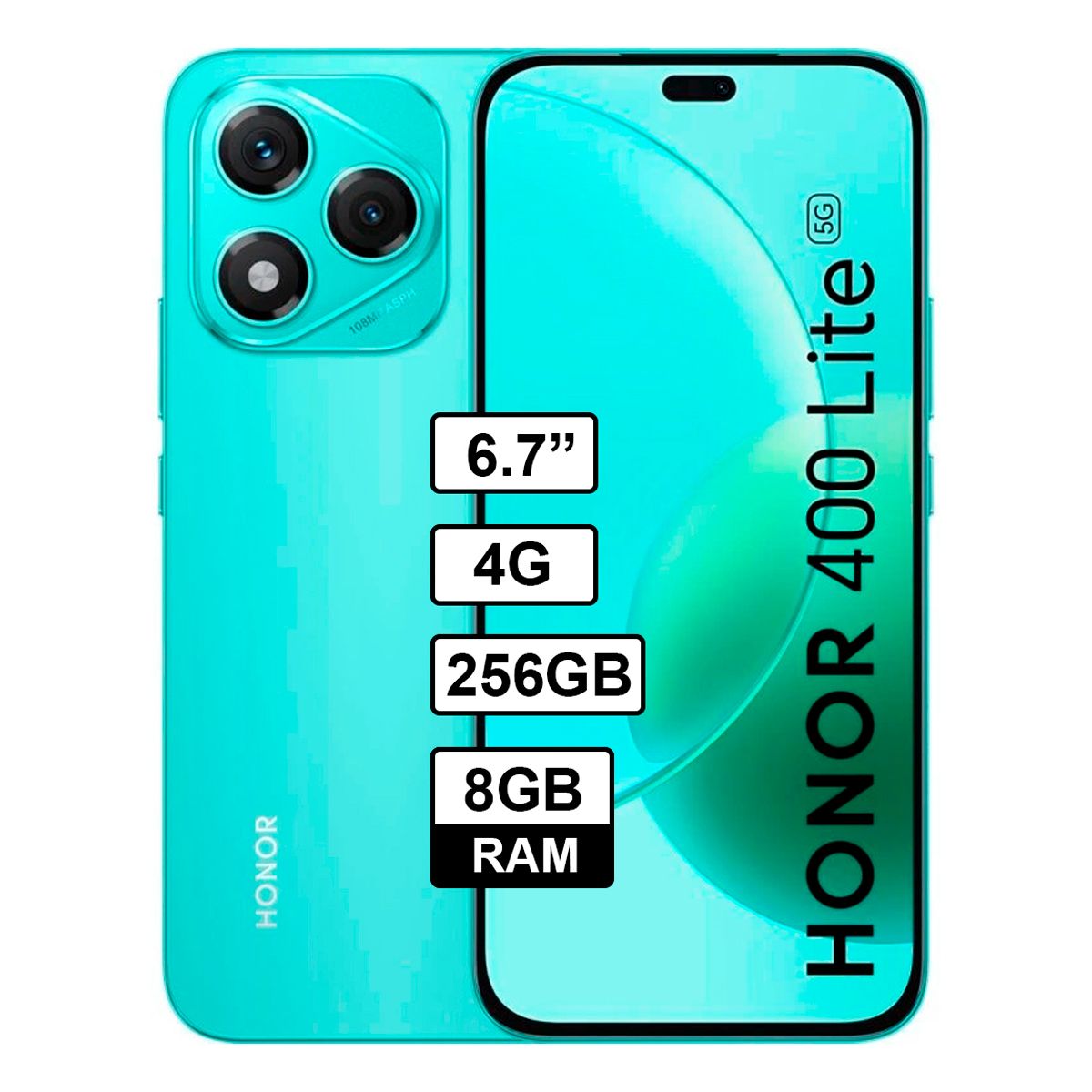 HONOR - Celular HONOR 400 LITE 4G 8GB RAM - 256GB - Color Verde