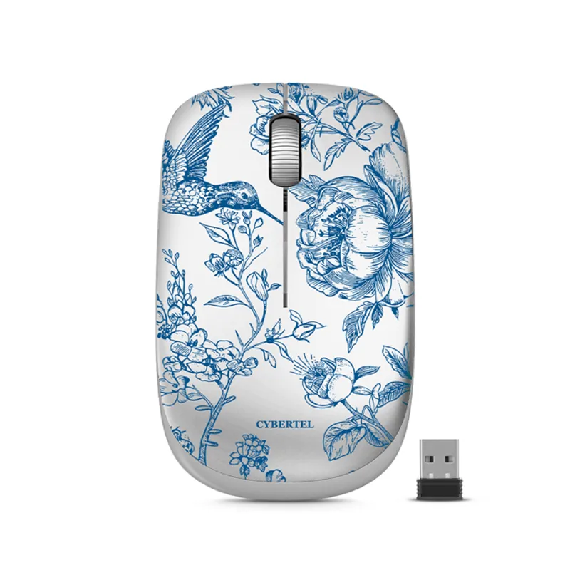 CYBERTEL - Mouse inalámbrico con Diseño 1000DPI Cybertel Printed CYB M309