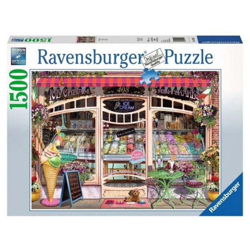 RAVENSBURGER - Rompecabezas Ravensburger 1500 Pz Heladería