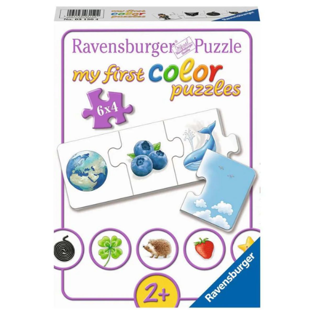 RAVENSBURGER - Rompecabezas Mi Primer Puzzle de Colores 6x4 piezas