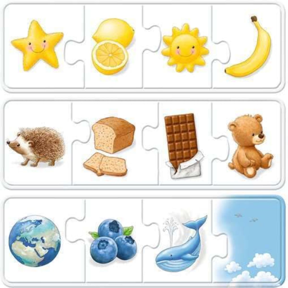 RAVENSBURGER - Rompecabezas Mi Primer Puzzle de Colores 6x4 piezas