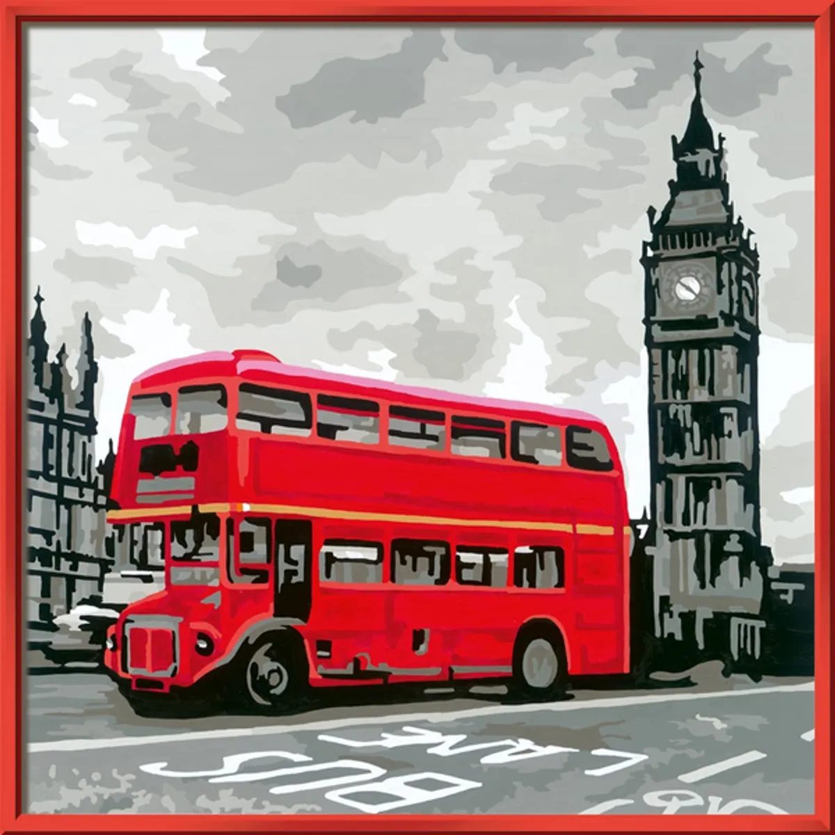 RAVENSBURGER - Lienzo pinta por números Londres