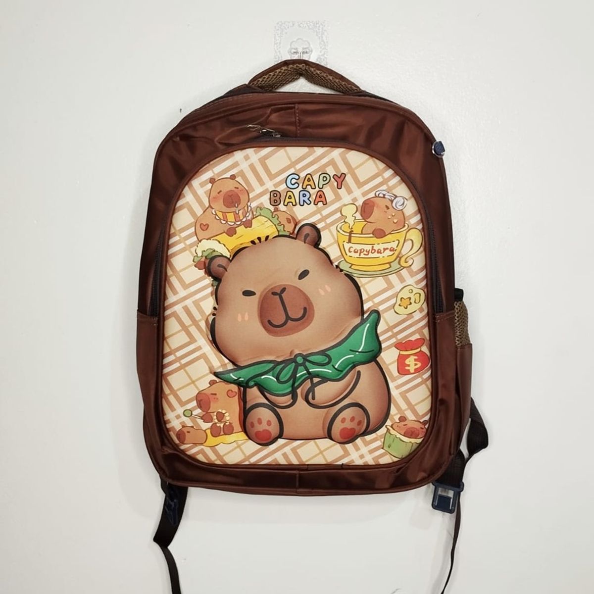 GENERICO - MOCHILA CAPIBARA TRES PIEZAS CON SEIS RUEDAS - NIÑO - DESMONTABLE