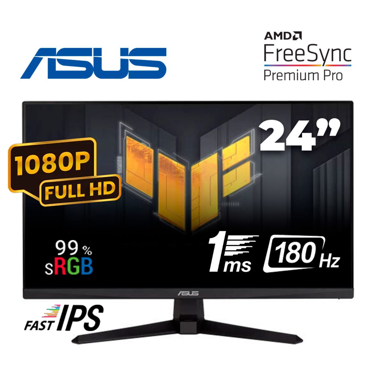 ASUS - MONITOR PLANO GAMING ASUS TUF VG249Q3A 238 FHD IPS 180HZ