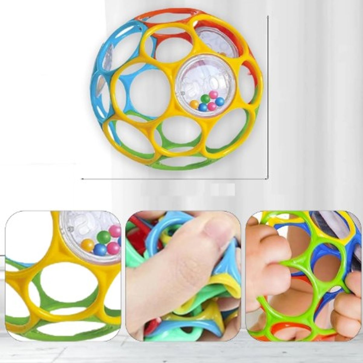 GENERICO - Pelota sensorial flexible para bebes