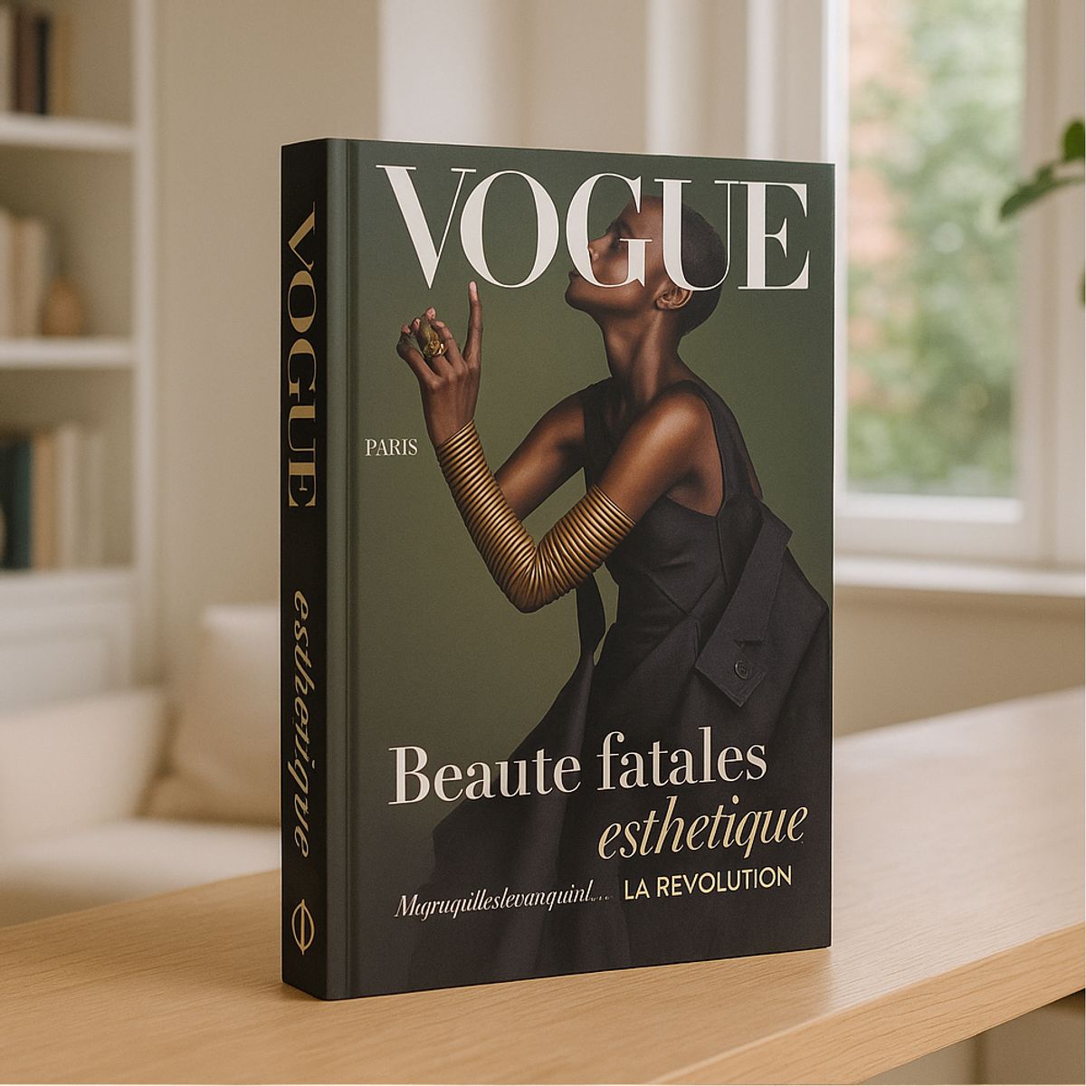 GENERICO - Libro Decorativo Vogue Verde