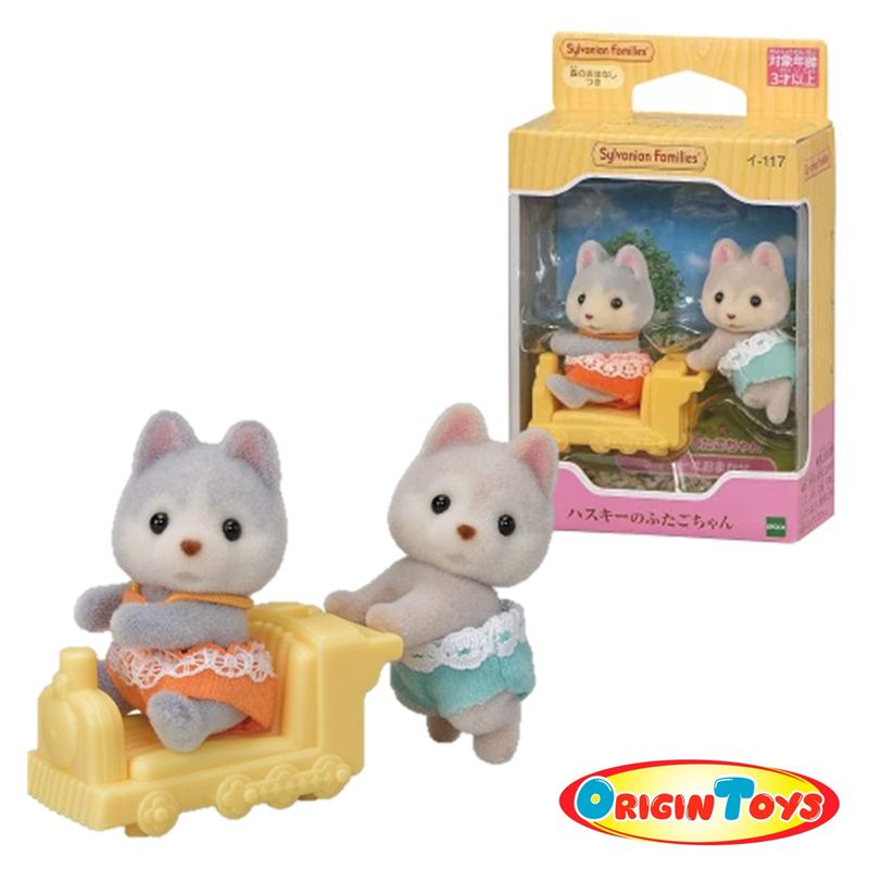 EPOCH MAKING - CALICO CRITERS - SYLVANIAN FAMILIES - GEMELOS HUSKY