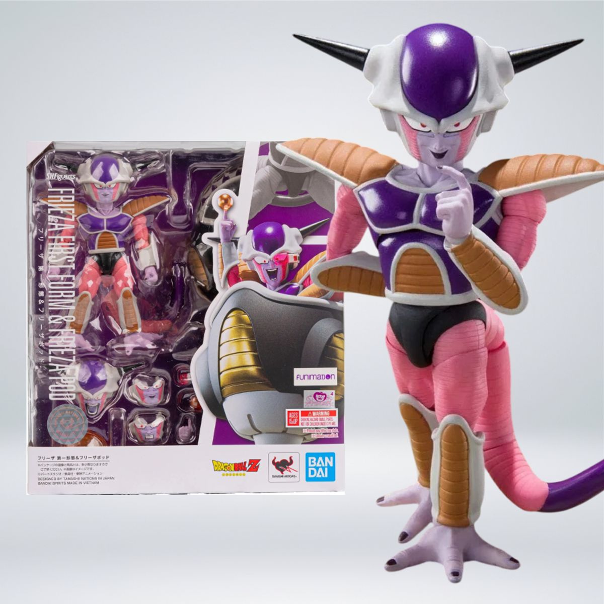 BANDAI NAMCO - FIGURAS SH FIGUARTS DGZ - FRIEZA FIRST FORM & FREEZER