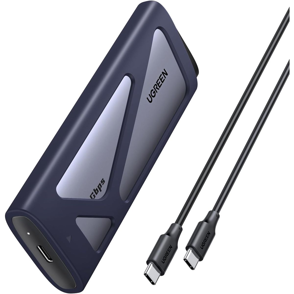 UGREEN - Carcasa UGREEN CM400 para SSD M2 NVMe USB C WindowsMacLinux