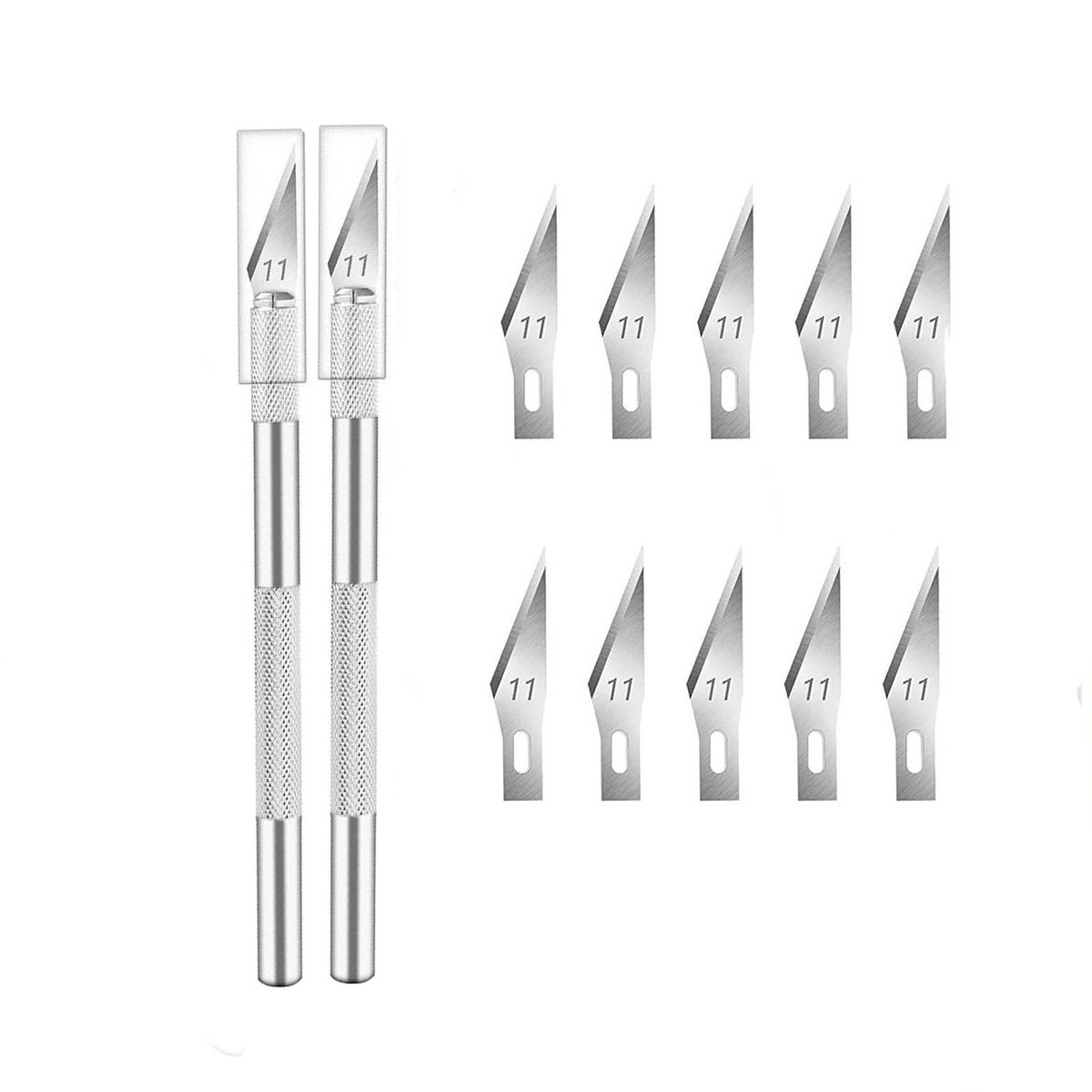 GENERICO - Cutter bisturí escalpelo de precisión / 2 und.