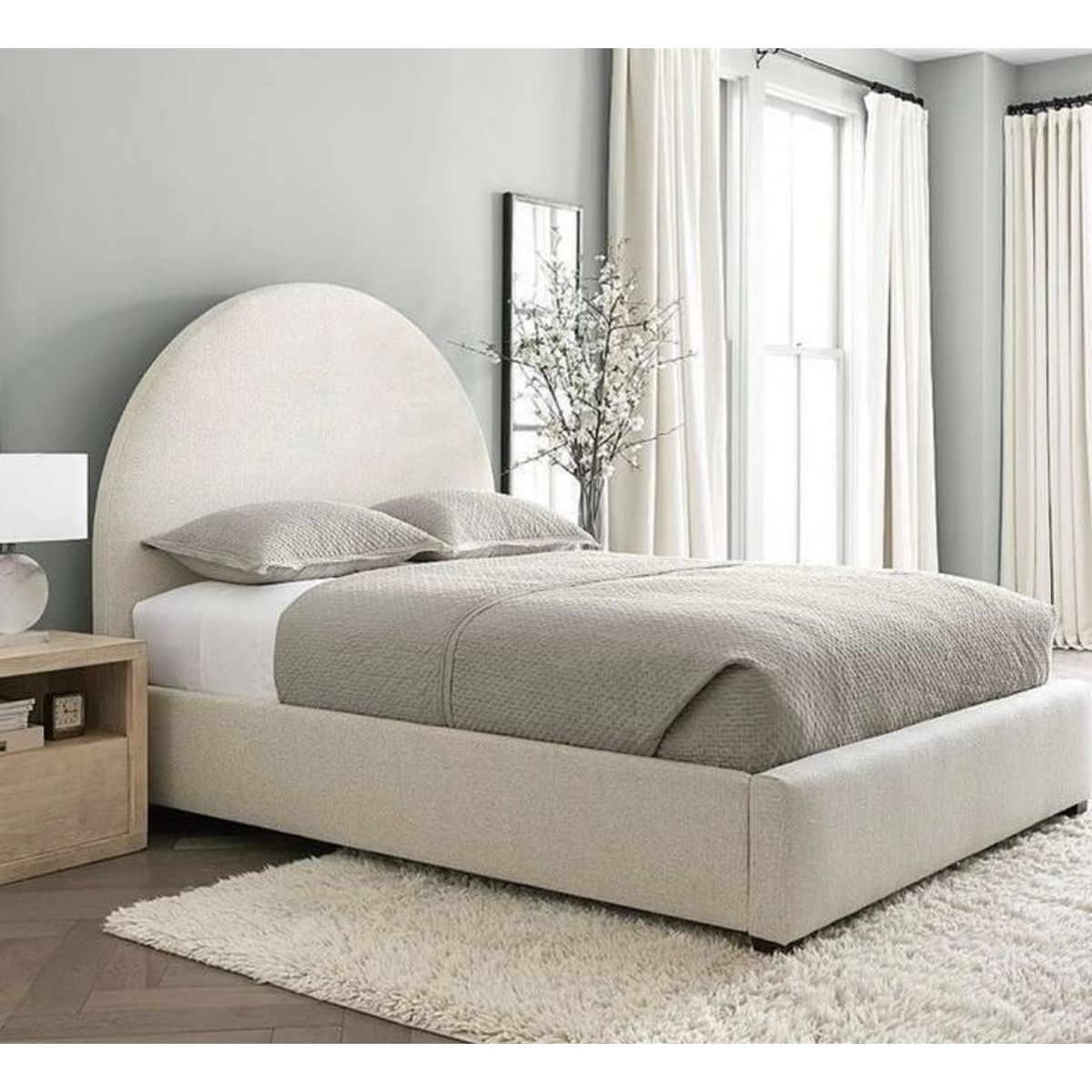 GENERICO - Cama Box Tarima Fuxion Champagne King La Industria