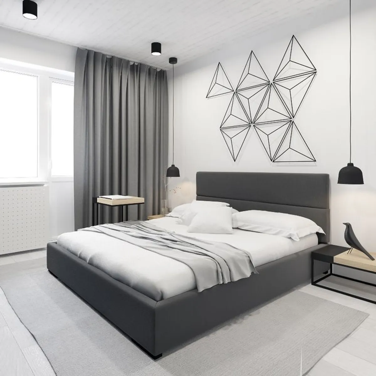 GENERICO - Cama Box Tarima Magic Grafito Plaza y Media La Industria