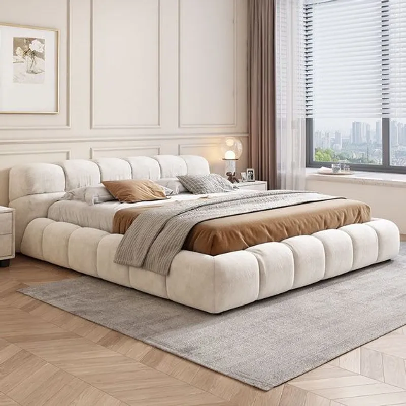 GENERICO - Cama Box Tarima Deluxe Champagne Queen La Industria