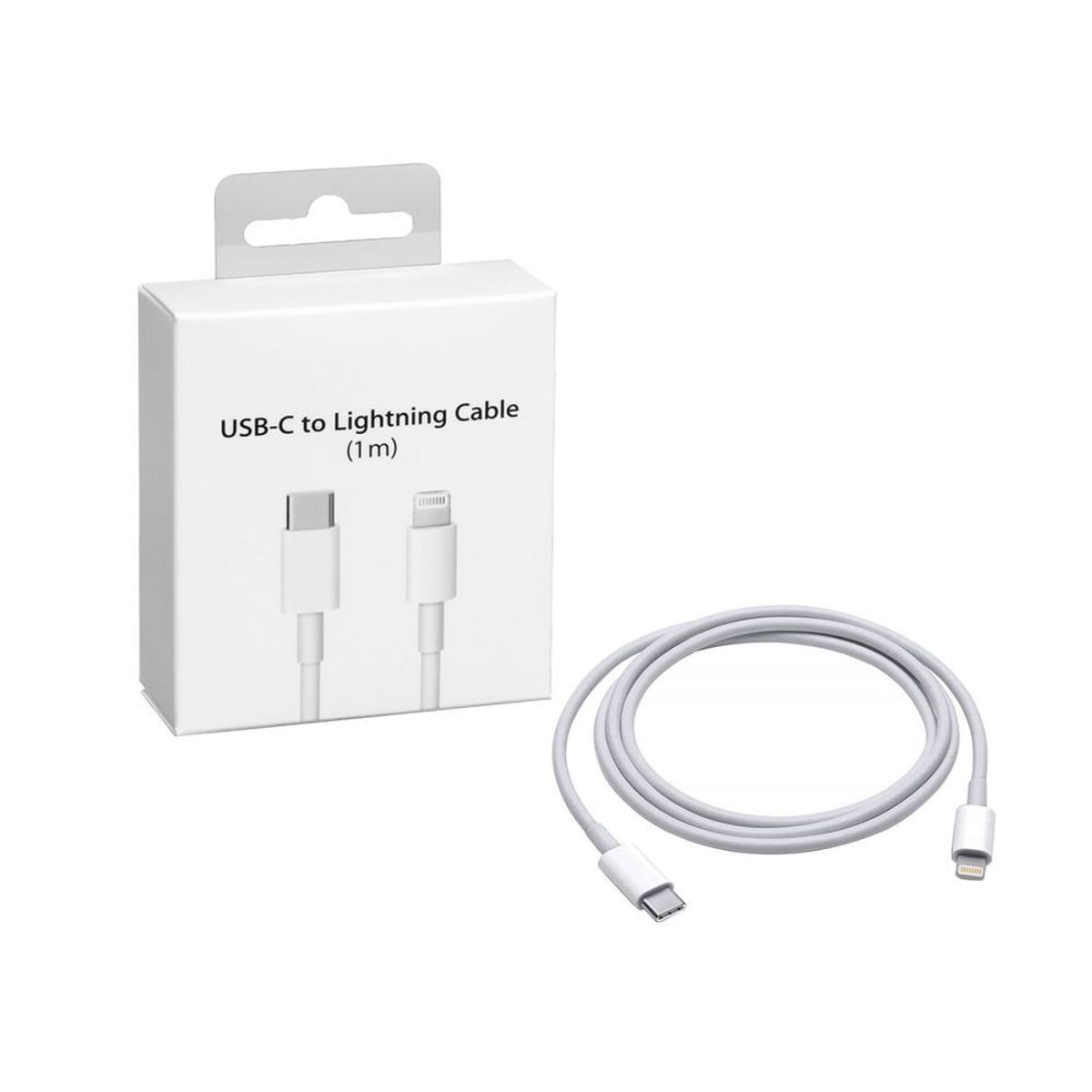 GENERICO - Cable USB-C a Lightning 1 METRO para CARGA RÁPIDA  Alternativo de 20W