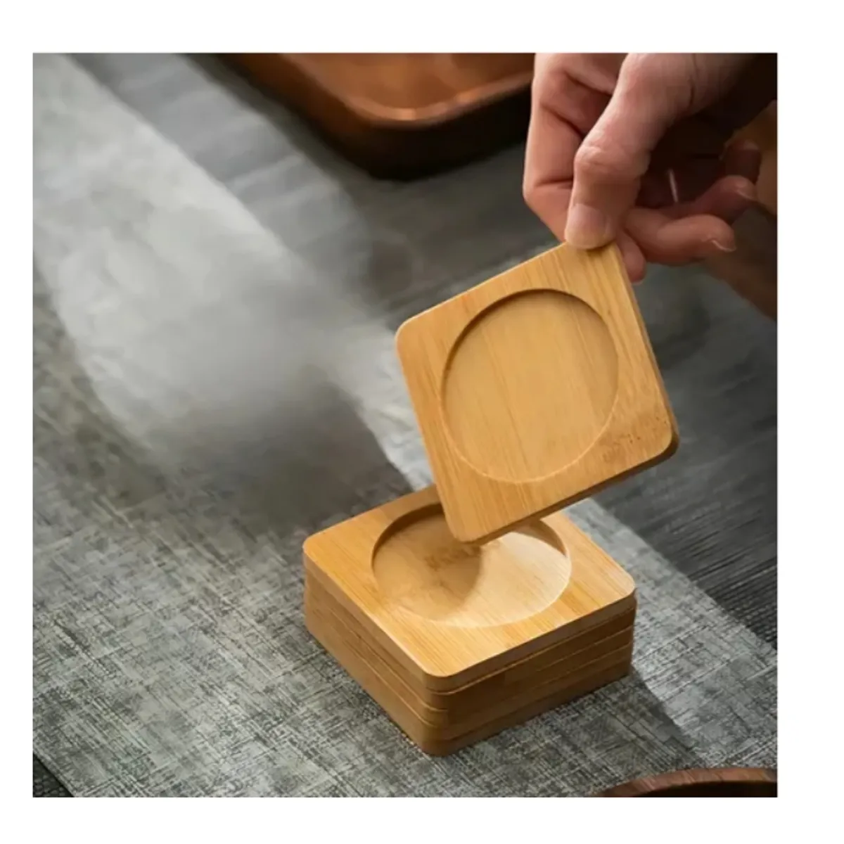 GENERICO - Porta Vasos Posa Vasos Set X6