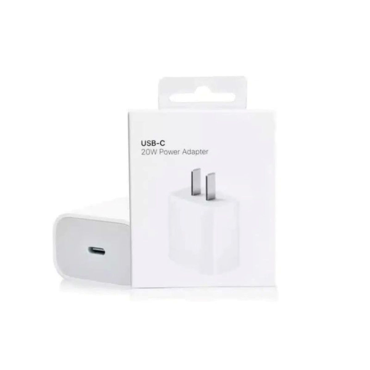 GENERICO - Cubo Para iPhone 20W Carga Rápida   Alternativo - Blanco