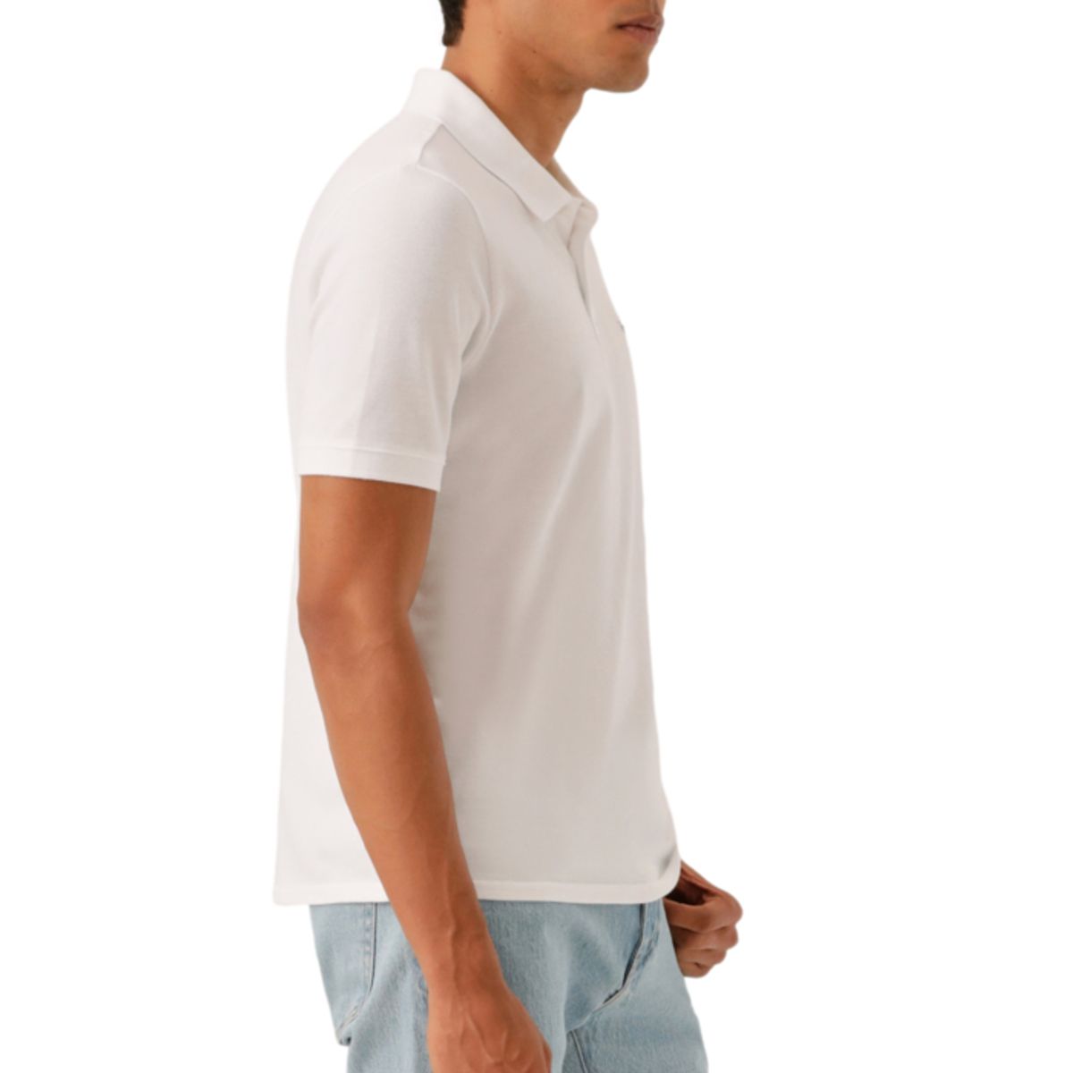 DOCKERS - Polo Hombre Piqué Slim Fit Blanco Dockers
