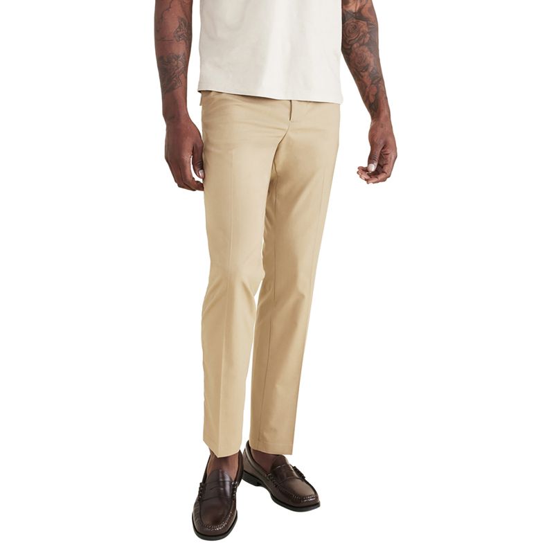 DOCKERS - Pantalón Hombre Signature Go Khaki Slim Fit Beige Dockers